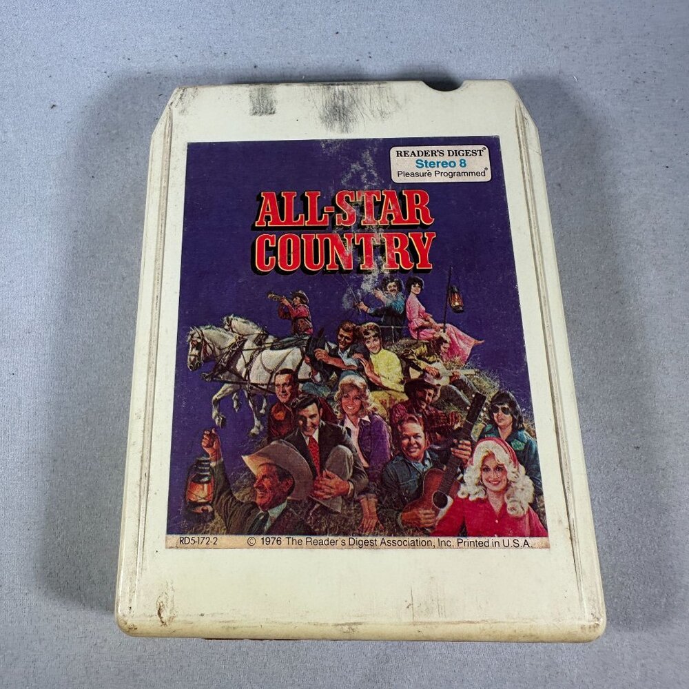 Readers Digest All Star Country 8 Track Limited Edition Collection 1976 Release
